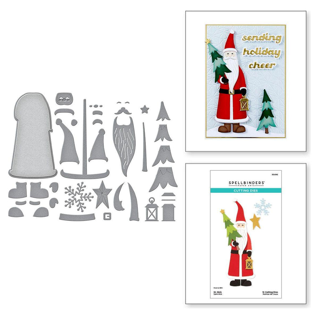 Spellbinders St. Nick Etched Dies s5-642