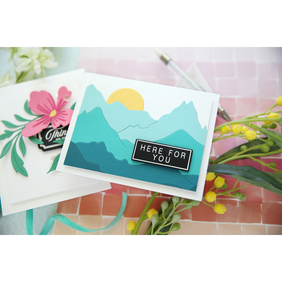 Simon Says Stamp Mountainous Cover Plate Wafer Dies sssd112838 Out Of This World Love Card | color-code:ALT02