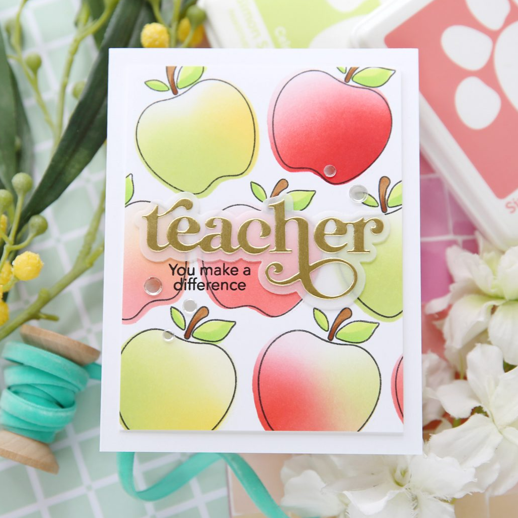 Simon Says Stamps and Dies Appreciate You Bundle set775ay Celebrate Teacher Card | color-code:ALT08