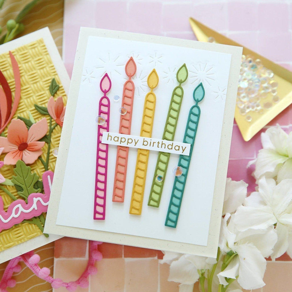 Simon Says Stamp Sparkling Candles Wafer Dies s922 Stamptember Birthday Card | color-code:ALT02