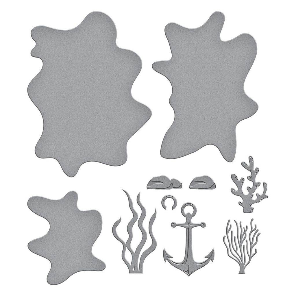 Spellbinders Underwater Tunnel Etched Dies s6-235