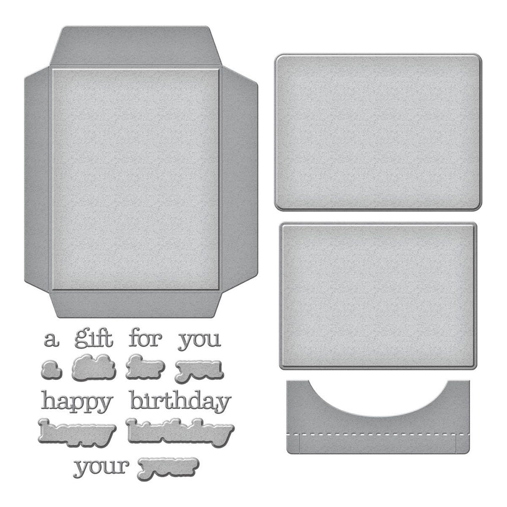 Stampendous A2 Gift Card Holder and Envelope Etched Dies s7-247