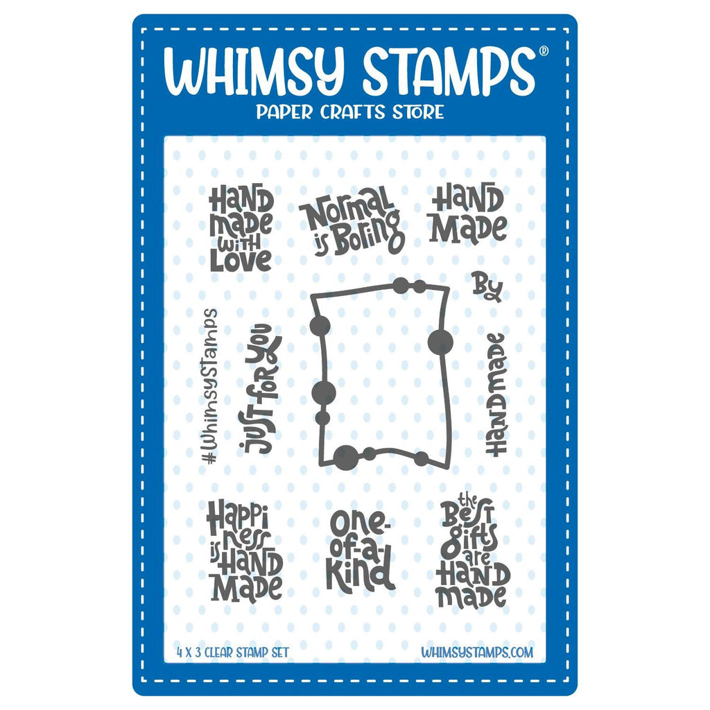 Whimsy Stamps Handmade Weirdo Clear Stamps cwsdhm03