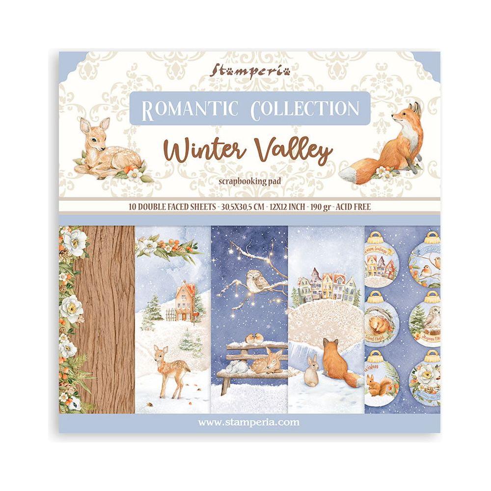 Stamperia Romantic Winter Valley 12x12 Paper sbbl139