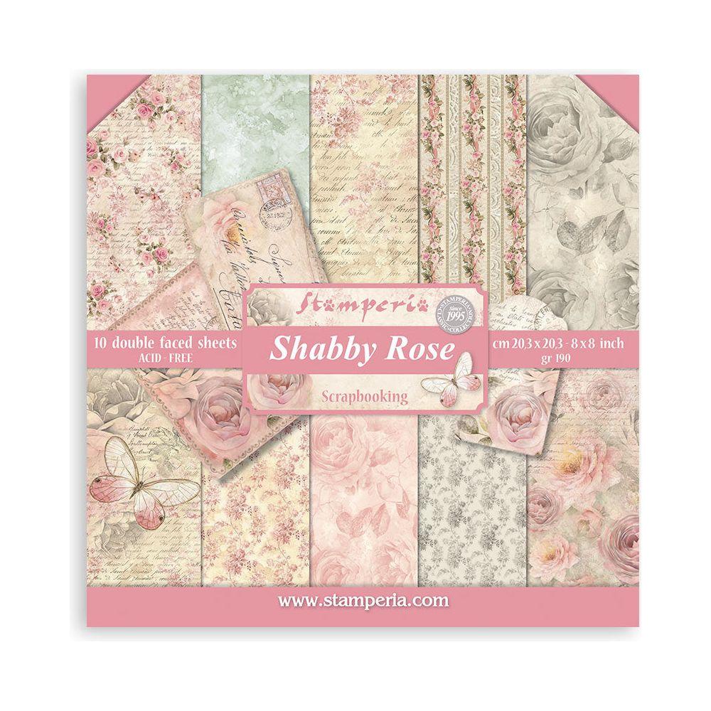 Stamperia Shabby Rose 8x8 Paper sbbs107