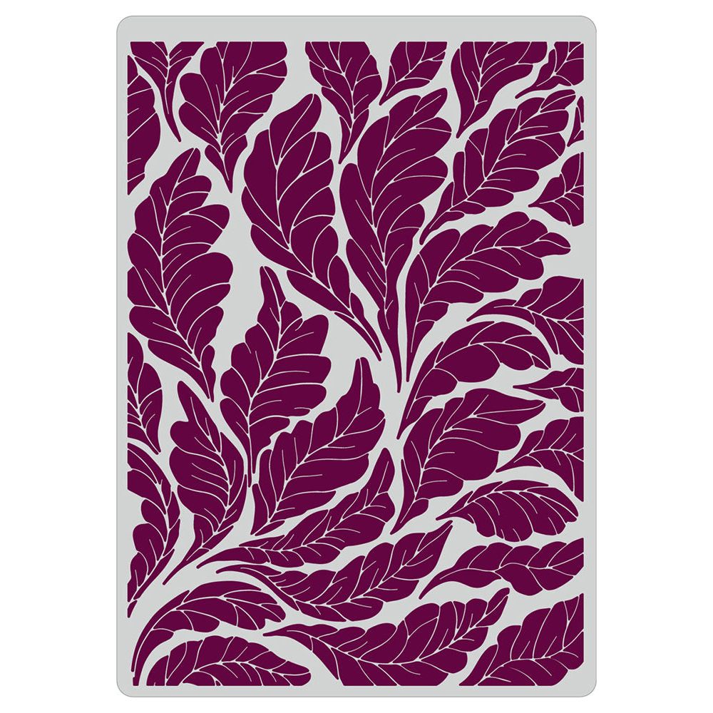 Crafter's Companion Swirling Leaves 5 x 7 Embossing Folder sd-itf-bf-ef5-sl Detailed Product View