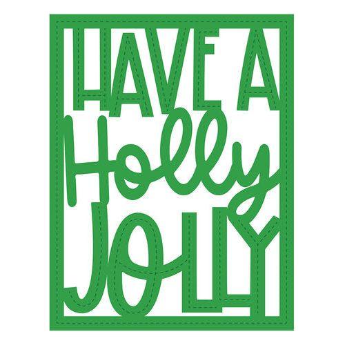 PhotoPlay Have A Holly Jolly A2 Word Plate Die sis4190 Detailed Product View