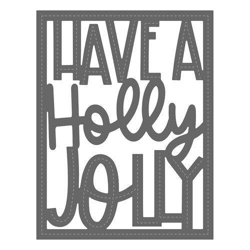 PhotoPlay Have A Holly Jolly A2 Word Plate Die sis4190 Detailed Product View