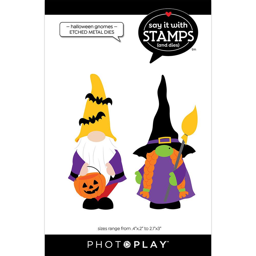 PhotoPlay Halloween Gnome Layered Dies sis4538