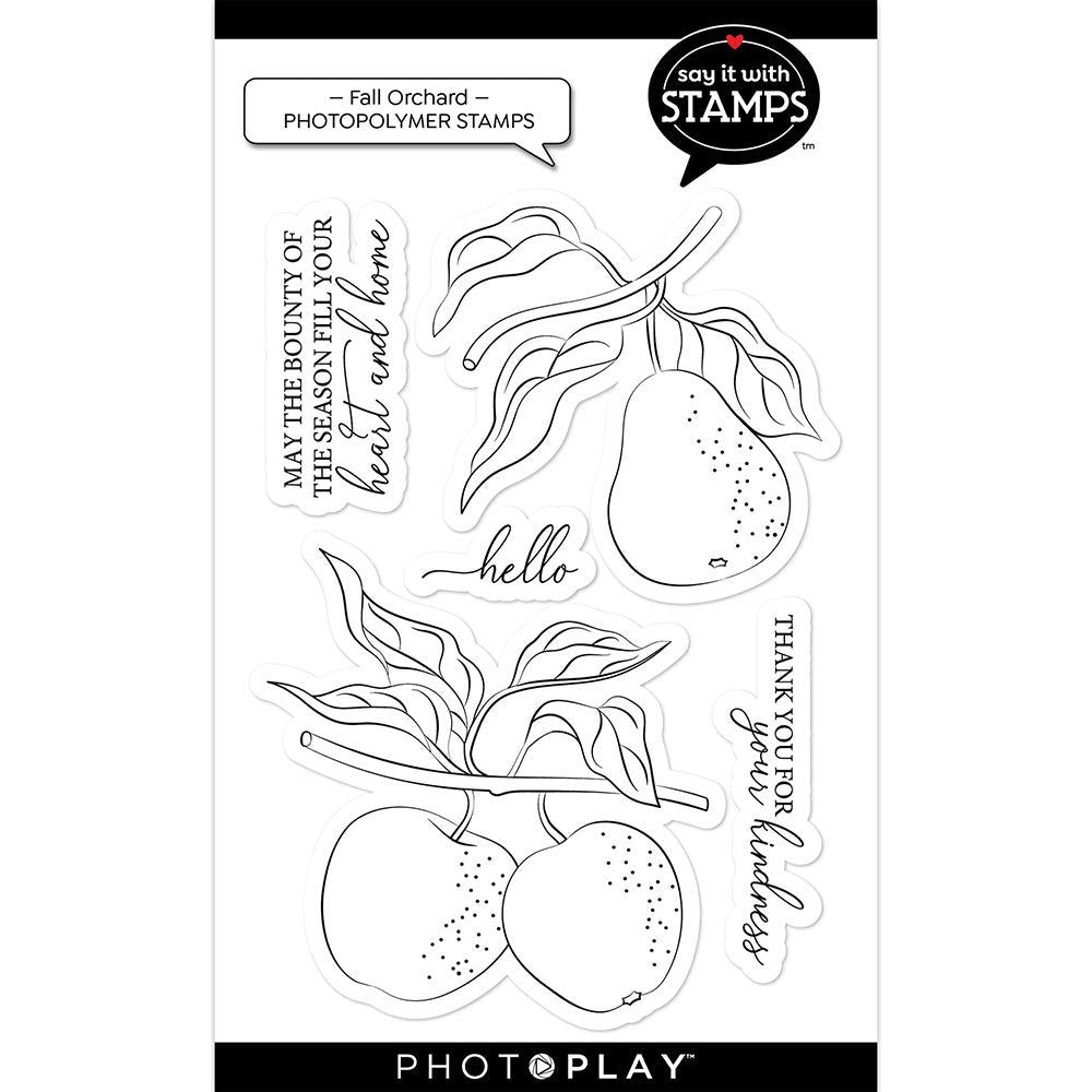 PhotoPlay Fall Orchard Clear Stamps sis4544PhotoPlay Fall Orchard Stamps And Dies Bundle Clear Set