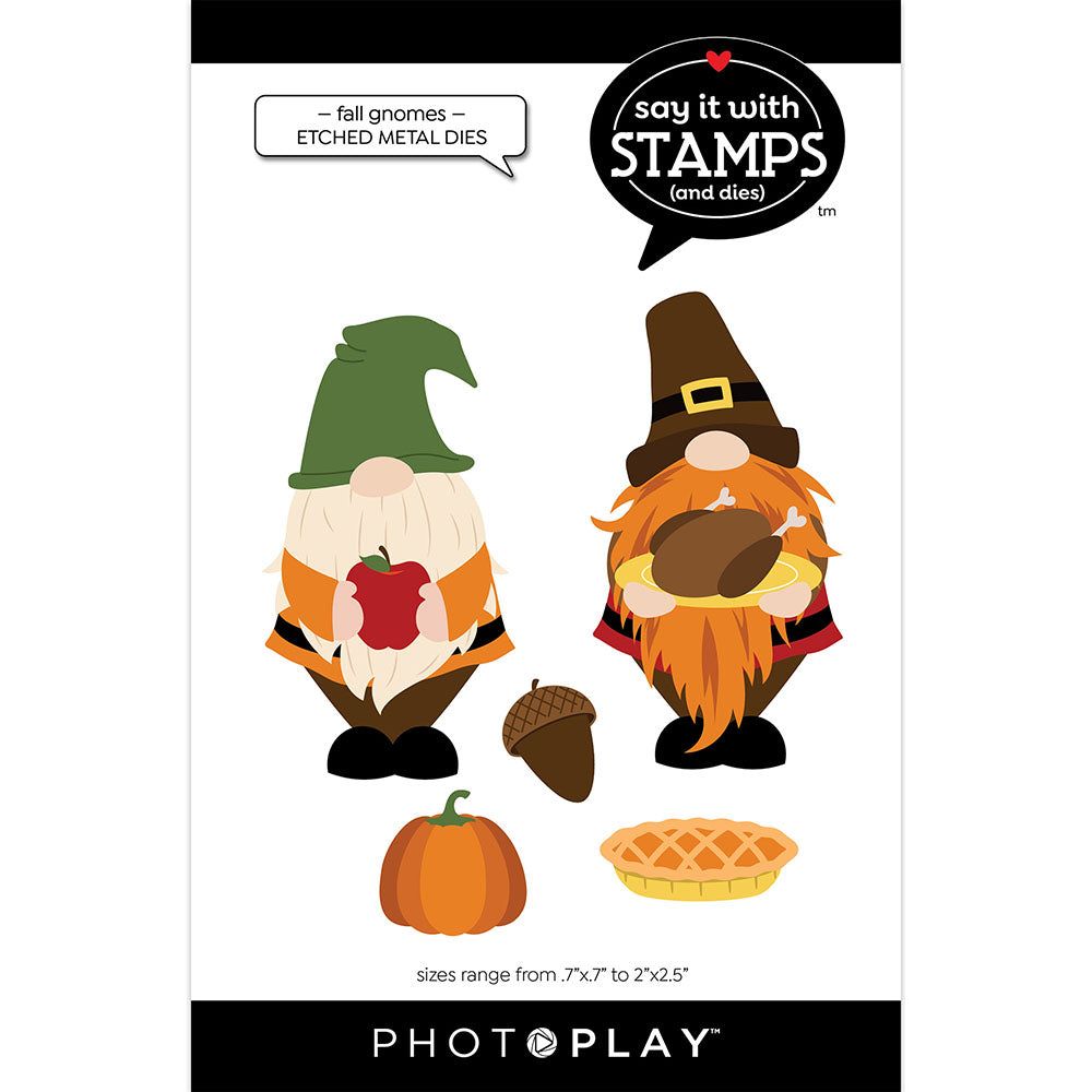 PhotoPlay Fall Gnomes Layered Dies sis4550