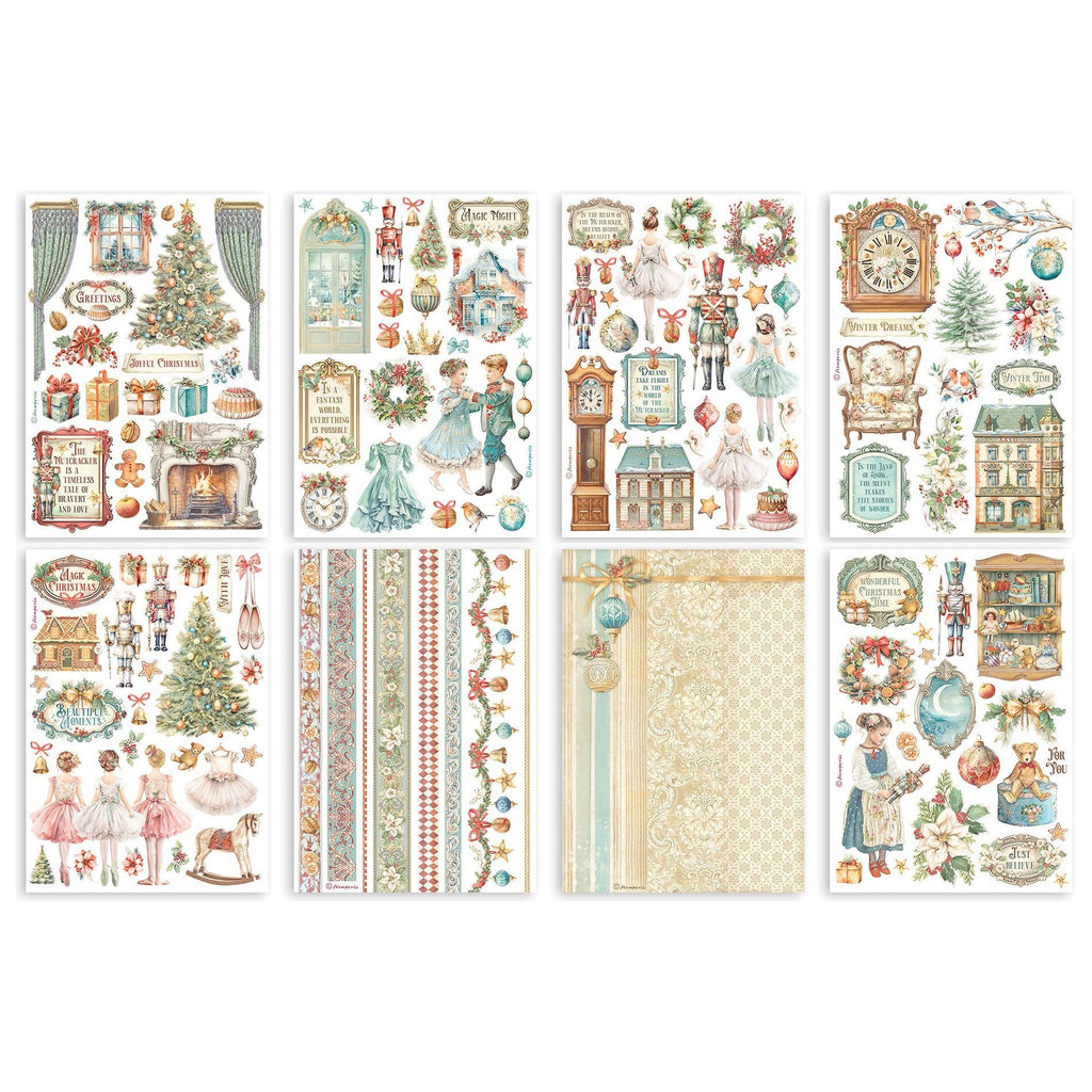 Stamperia The Nutcracker Washi Pad A5 sbw10 pages