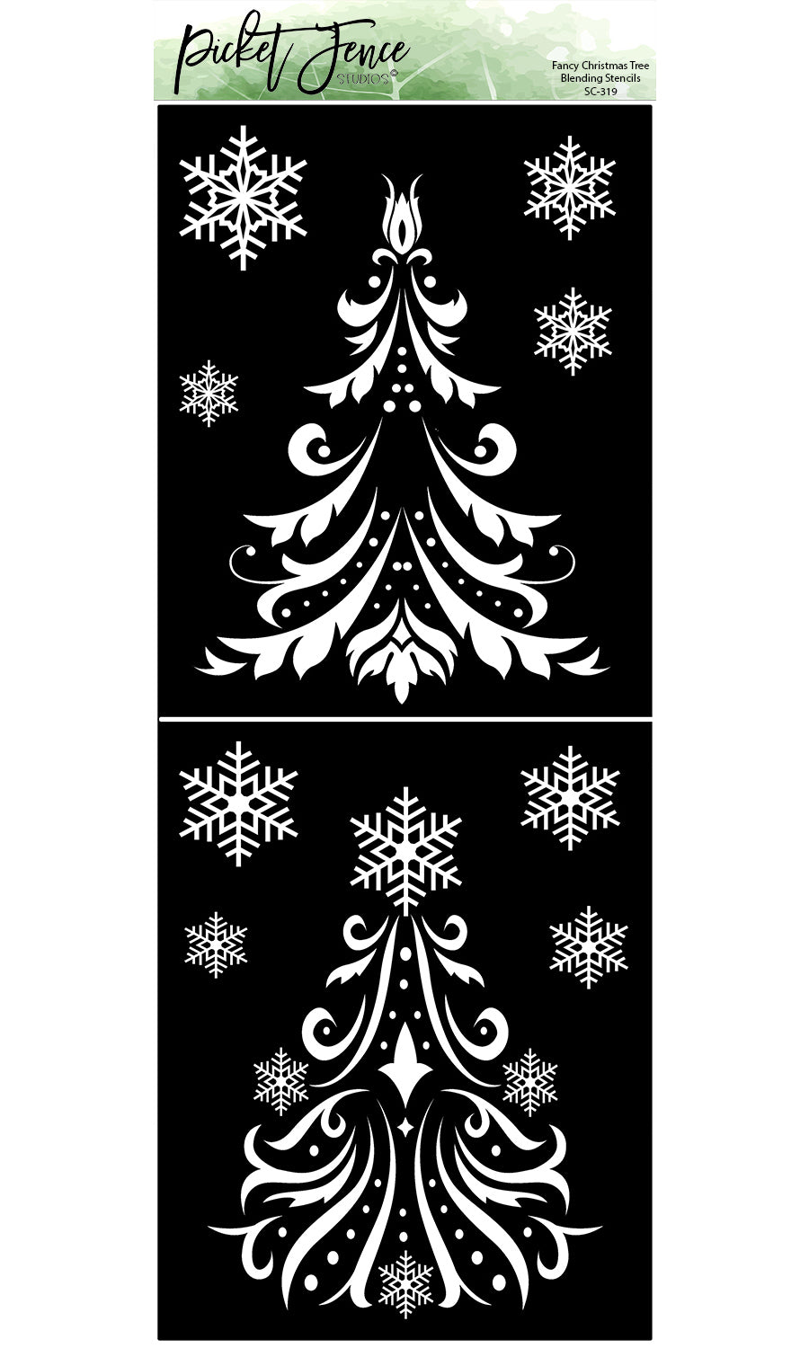 Hero Arts SA200 Color Layering Stencils, O Christmas Tree