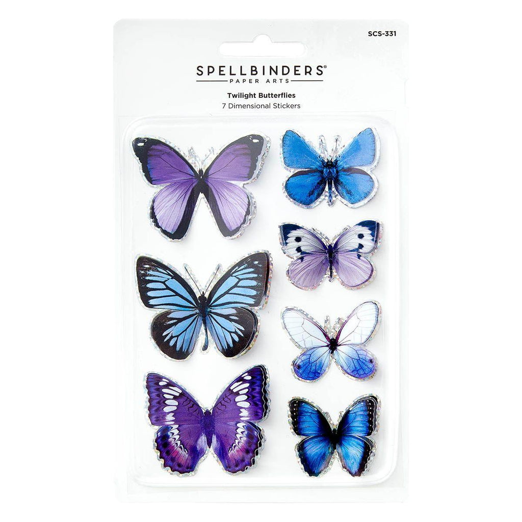 Spellbinders Twilight Butterflies Stickers scs-331