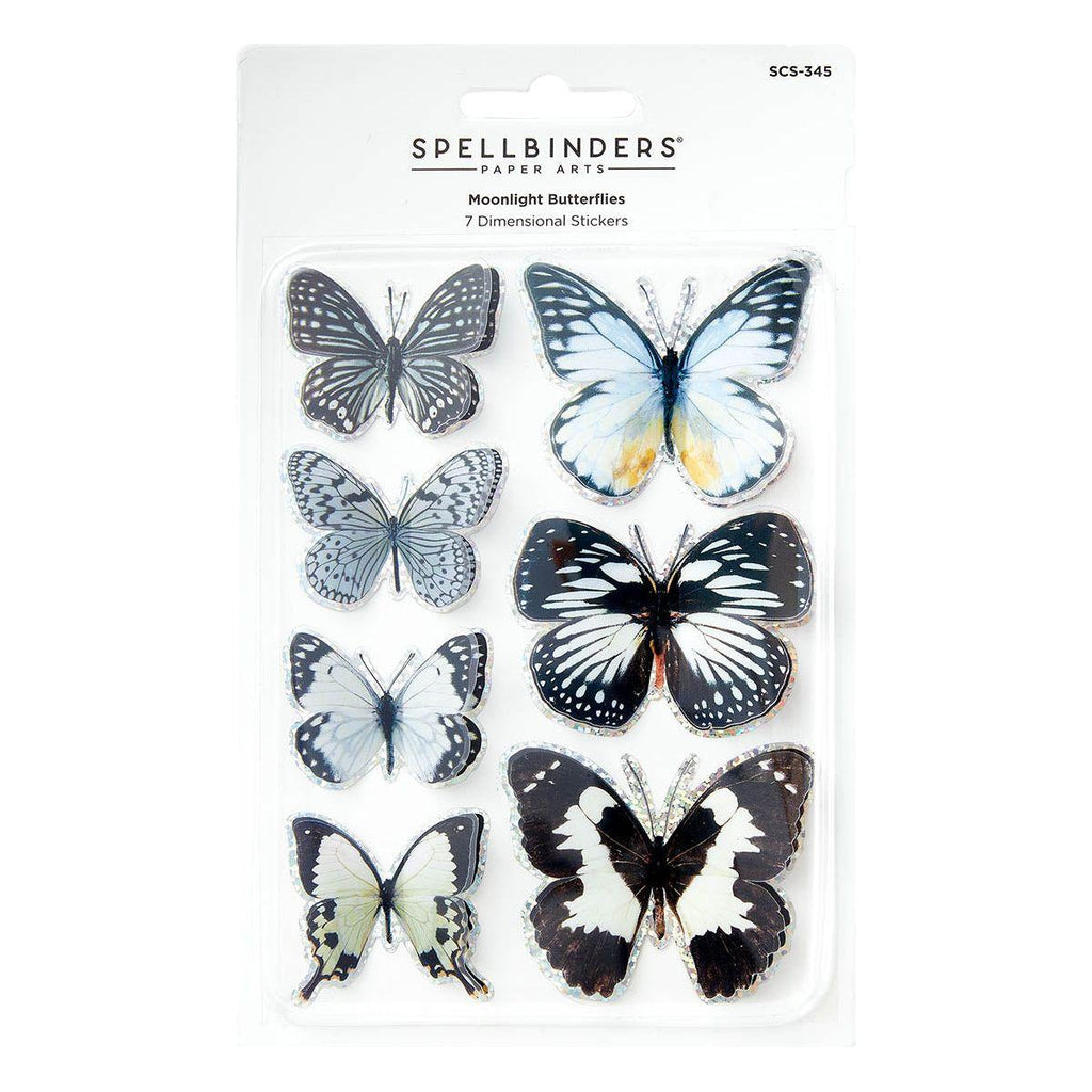 Spellbinders Moonlight Butterflies Stickers scs-345