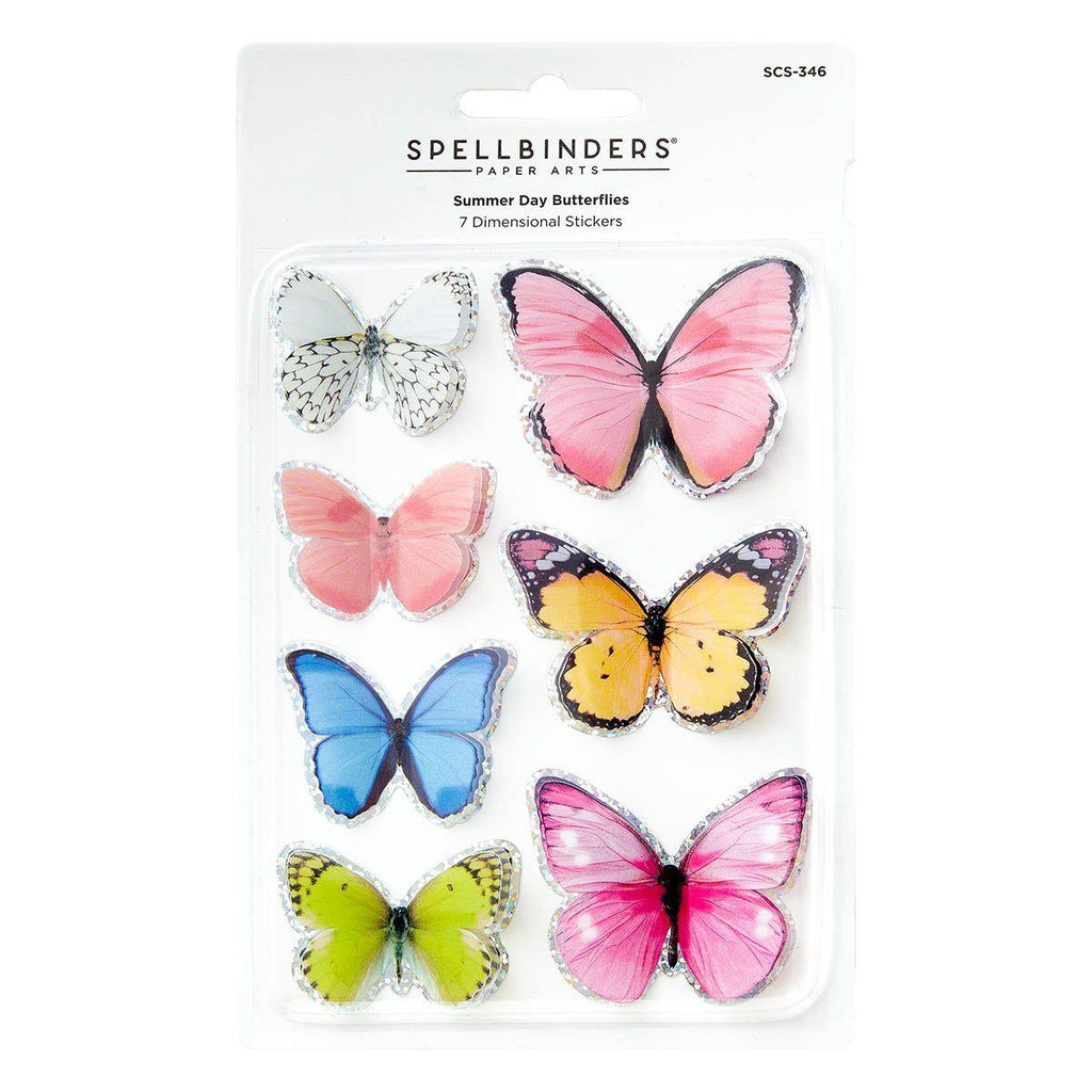 Spellbinders Summer Day Butterflies Stickers scs-346