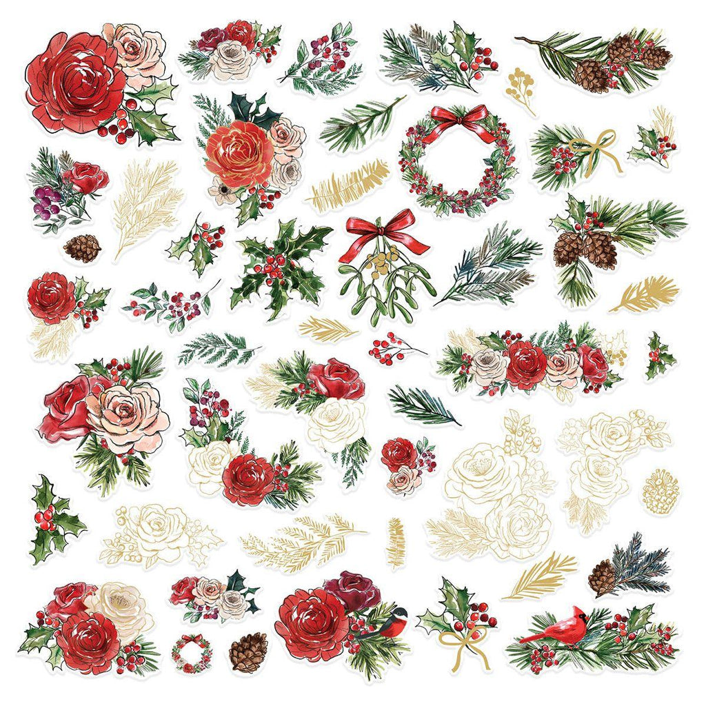 Spellbinders Handmade Holidays Floral Die Cuts scs-351