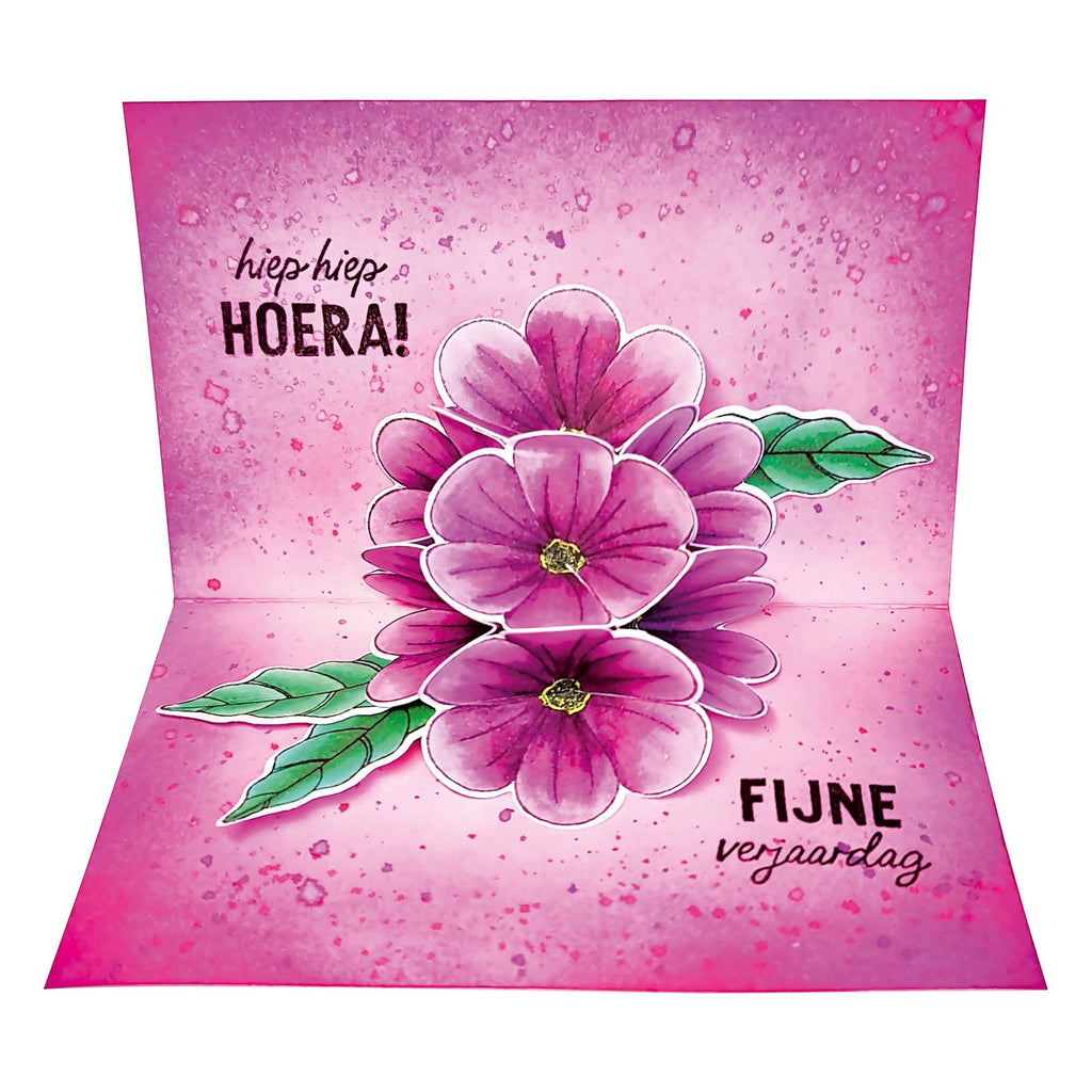 Studio Light Floral Pop-Up Dies Essentials sl-es-cd807 pink flowers