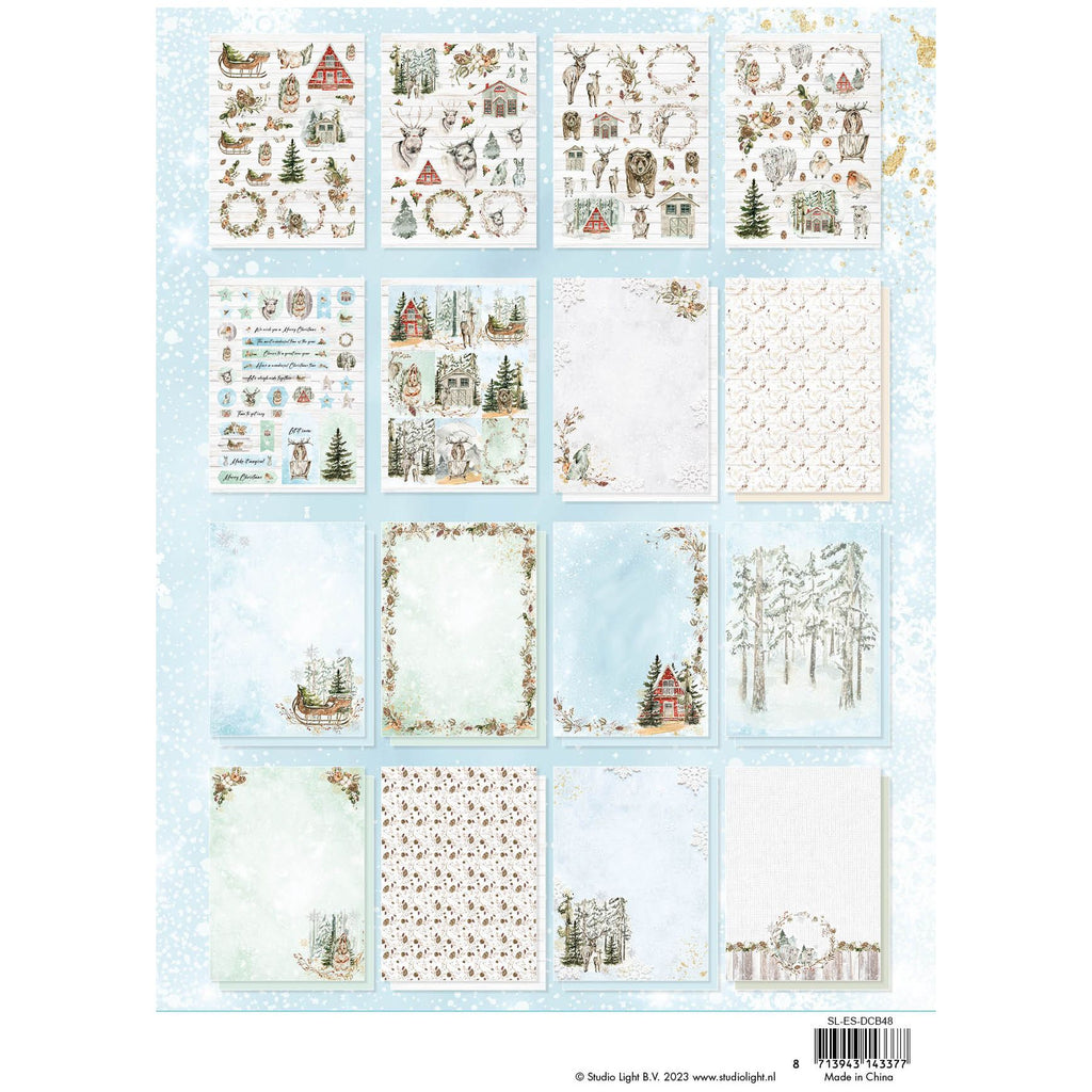 Studio Light Snowy Christmas DIY Block sl-es-dcb48 page view