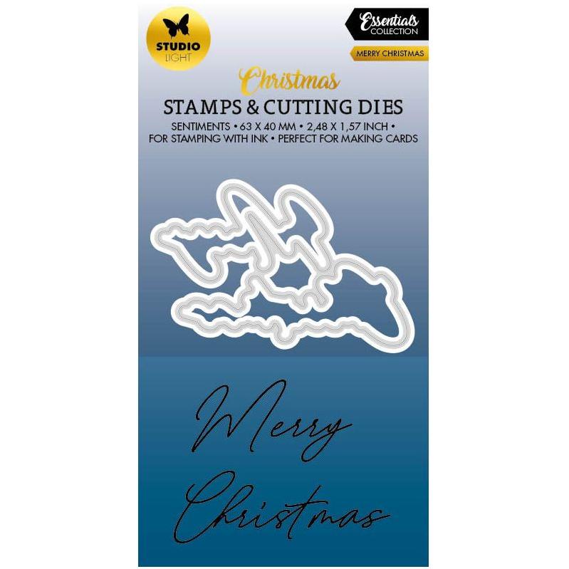 Studio Light Merry Christmas Stamps & Dies sl-es-scd60