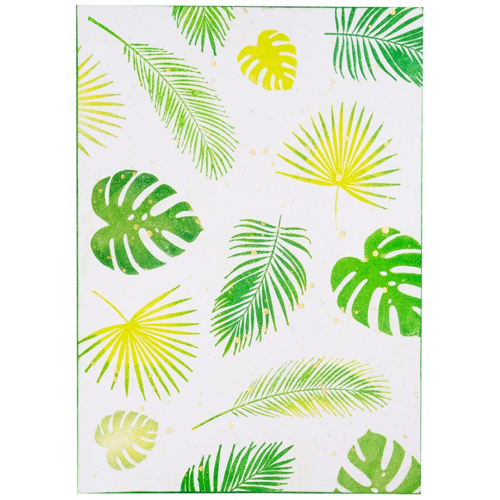 Studio Light Tropical Clear Stamps sl-es-stamp432 palm and fern leaf card