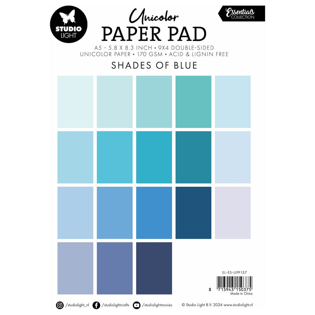 Studio Light Shades of Blue Paper sl-es-upp157 package back