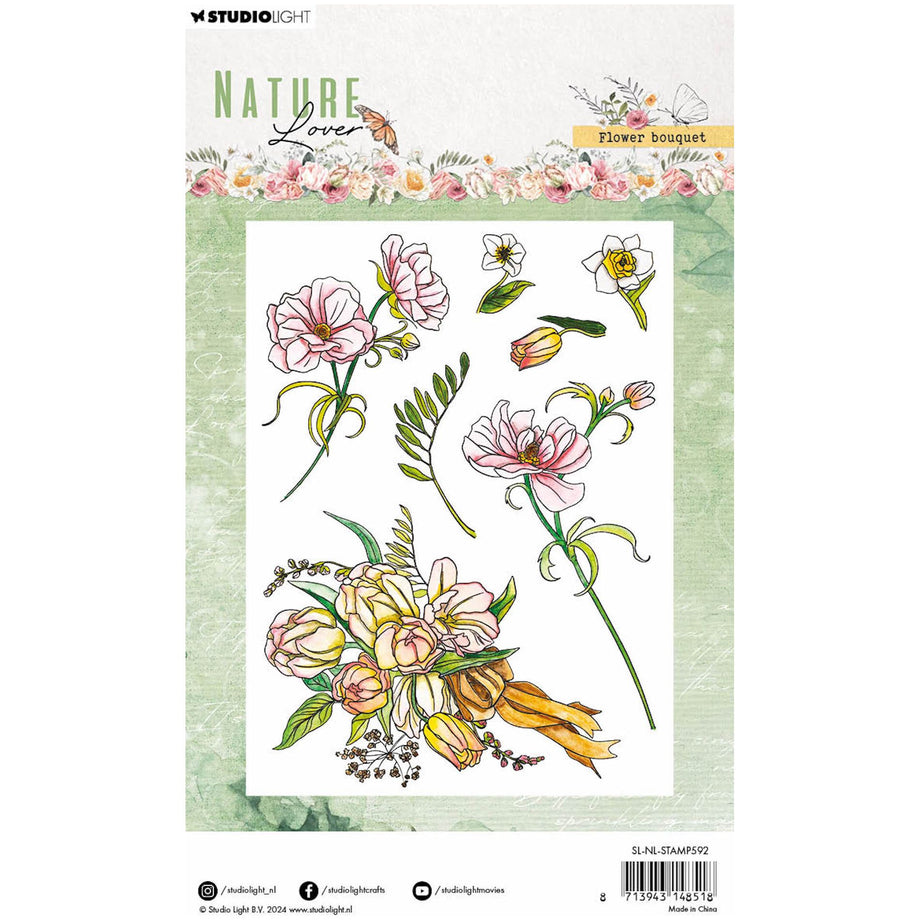 Studio Light Nature Lover Background Clear Stamps sl-nl-stamp594