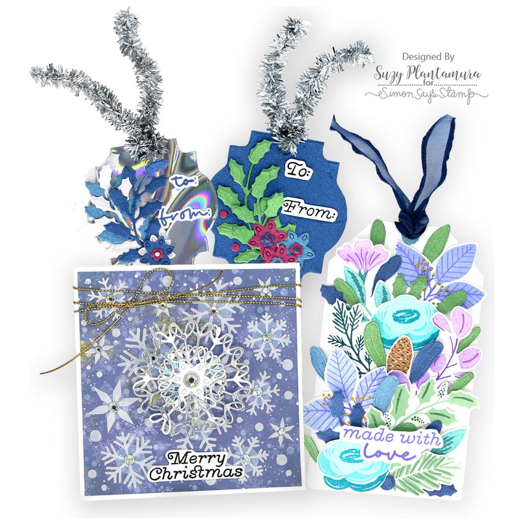 Limited Edition Simon Says Stamp Christmas Botanicals Holiday Tag Kit cbtk24 | color-code:ALT05