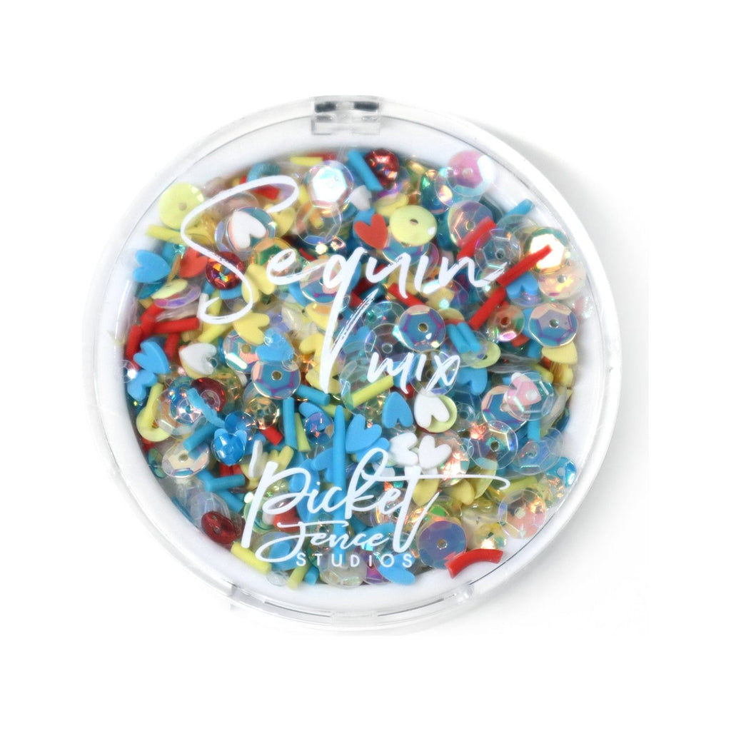 Picket Fence Studios Birthday Celebrations Sequin Mix Plus sqc-204 in case