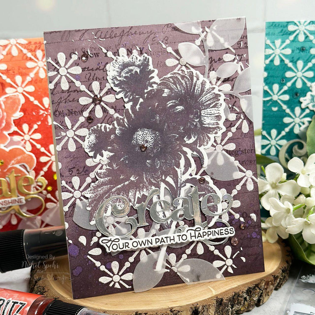 Tim Holtz Distress Grit Paste Opaque Ranger tda71792 Elegant Monochromatic Cards | color-code:ALT12