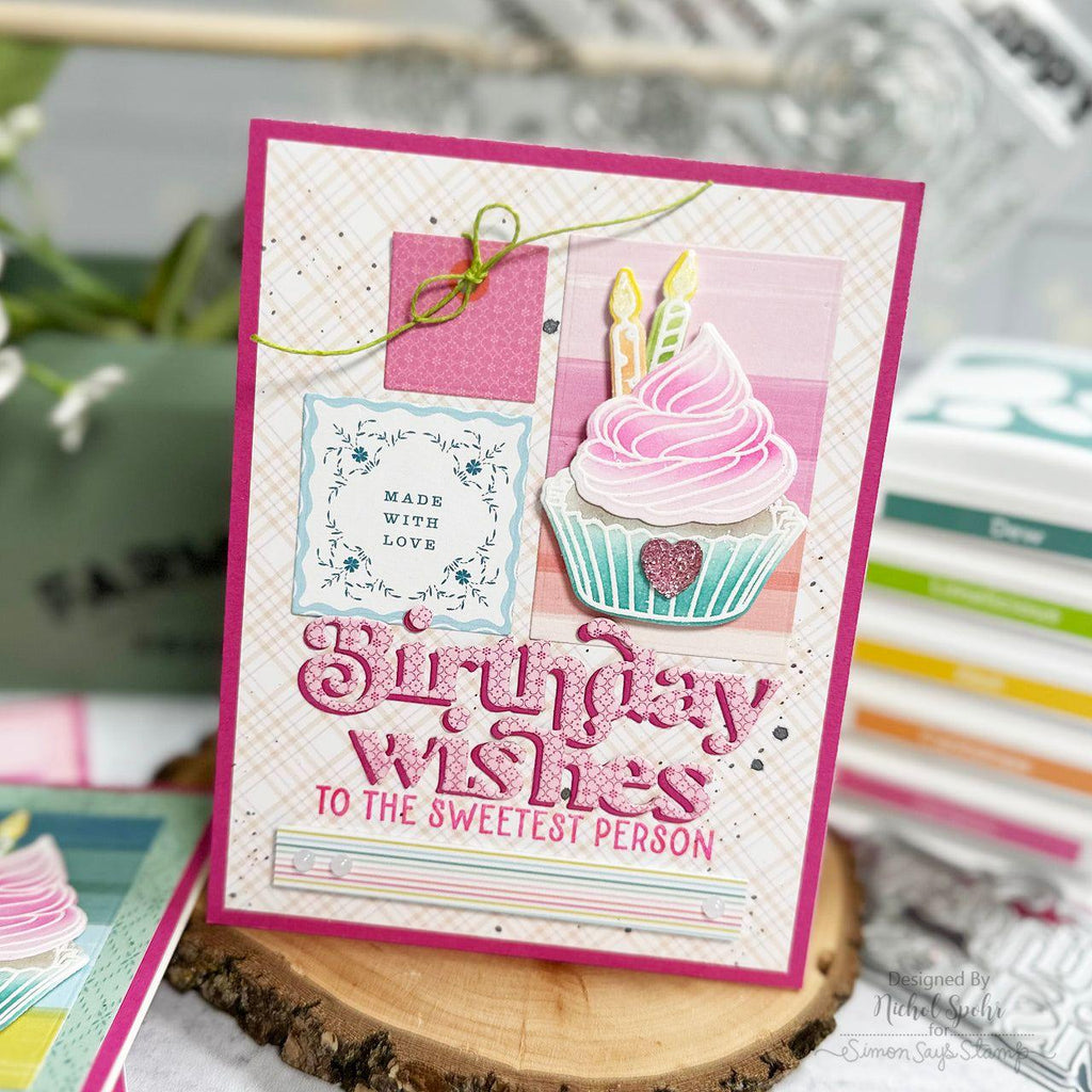 Pinkfresh Studio Picture Perfect 6 x 6 Paper Pack 232224 Happy Birthday Cards | color-code:ALT02