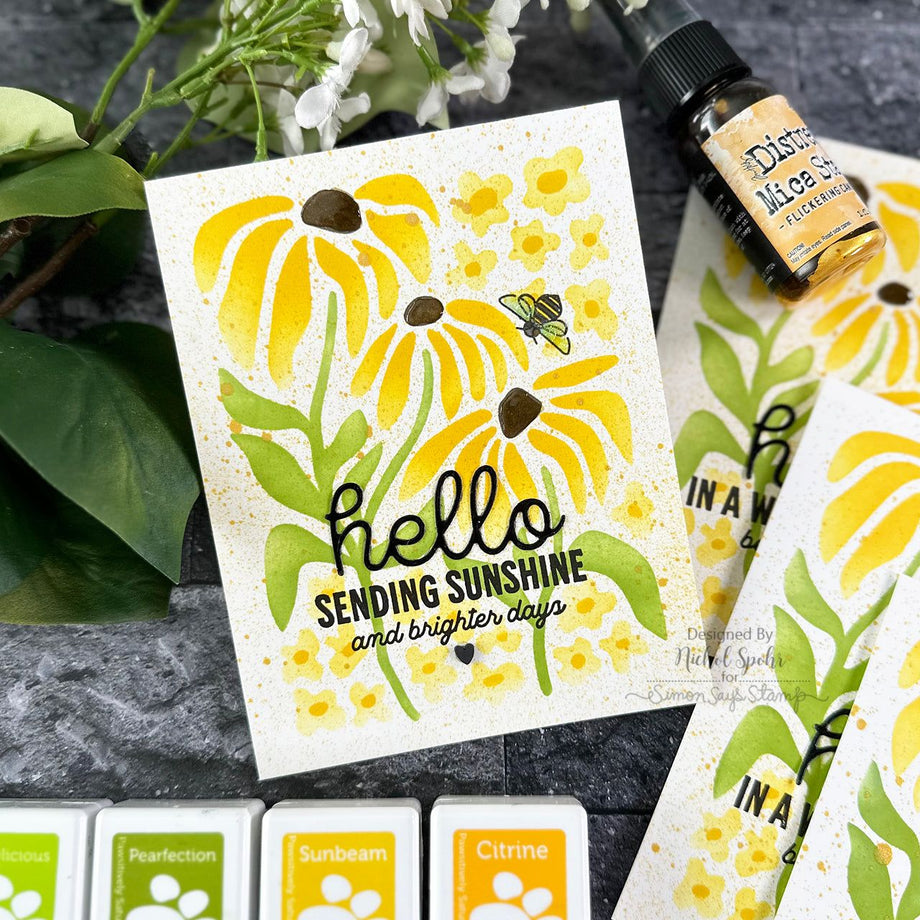 Sending Sunshine with Spellbinders - Pearblossom Press