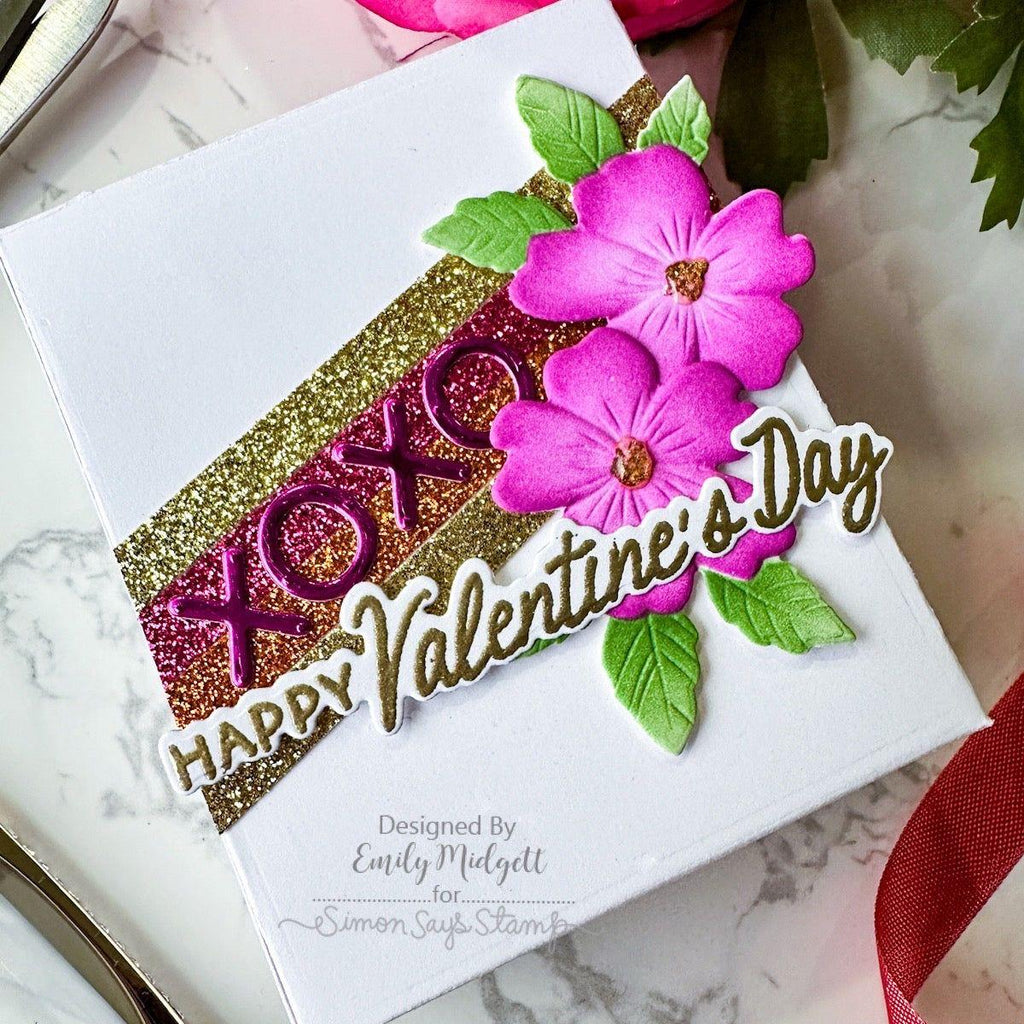 Simon Says Stamp Glitter Cardstock Hot Tamale 6x6 sss329 To Love Valentine's Day Box | color-code:ALT02