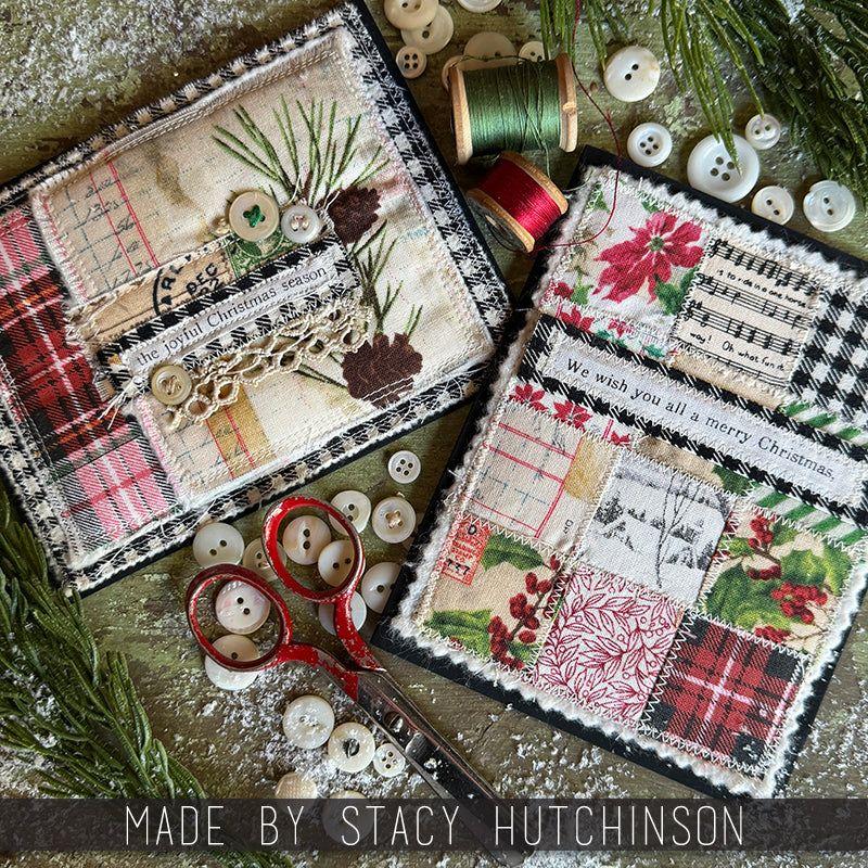 Tim Holtz Eclectic Elements Holidays Past Flannel Fabric By The Yard Confections
