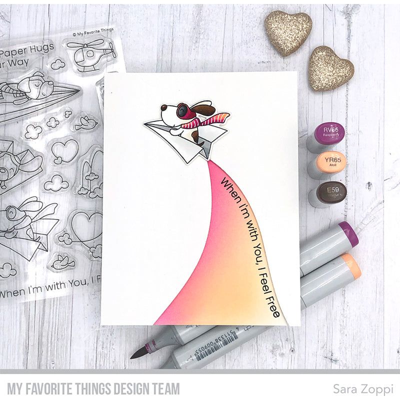 My Favorite Things Paper Planes Stamp and Die Duo duo008 I Feel Free | color-code:alt2