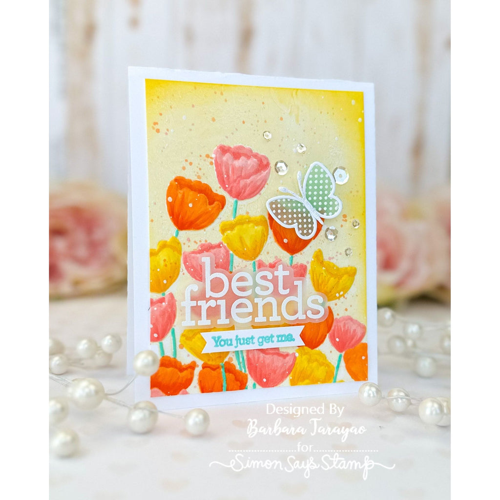 CZ Design Stamps And Dies Sassy Friends set673sf Stamptember Friend Card | color-code:ALT01