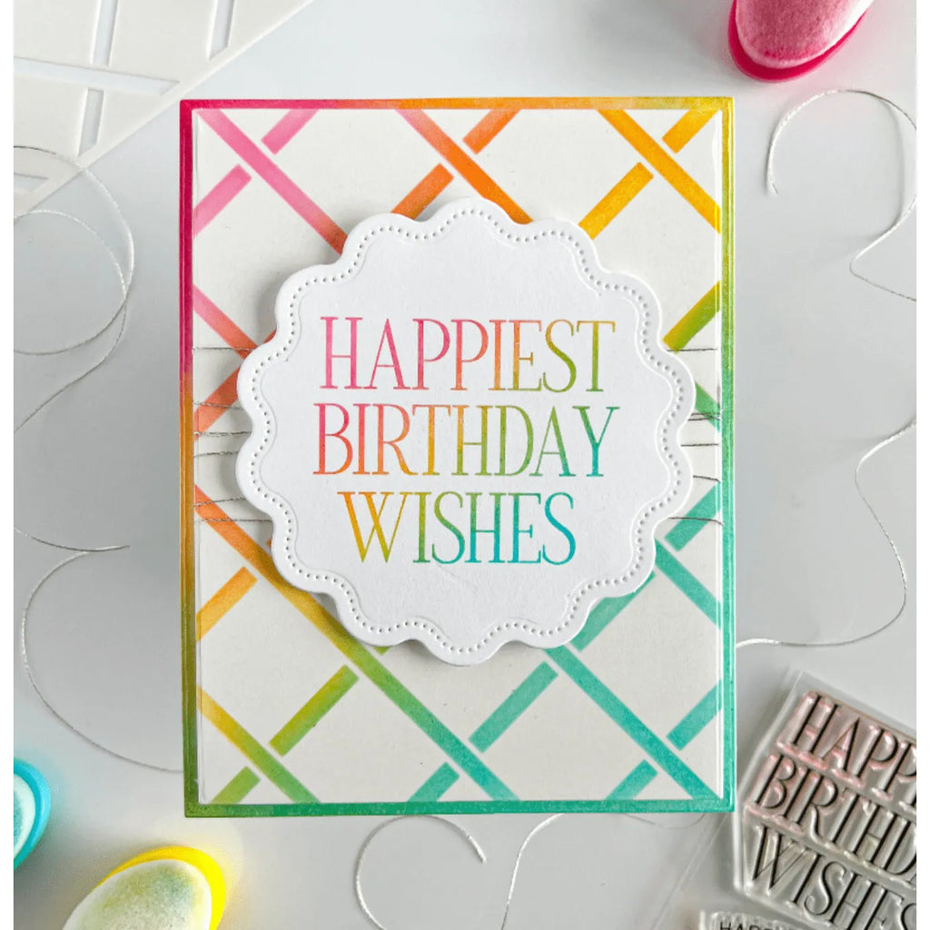 Papertrey Ink Birthday Your Way II Clear Stamps 1561 birthday wishes | color-code:ALT01