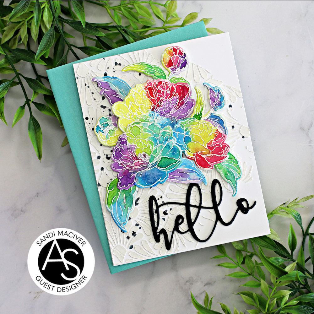 Alex Syberia Designs Pureland Fan Stencil Set asdste69 Hello