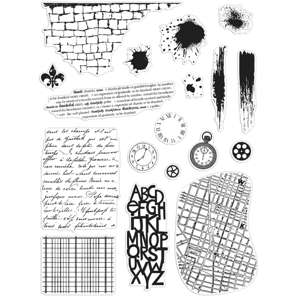 Hero Arts Clear Stamps Mixed Textures CM700