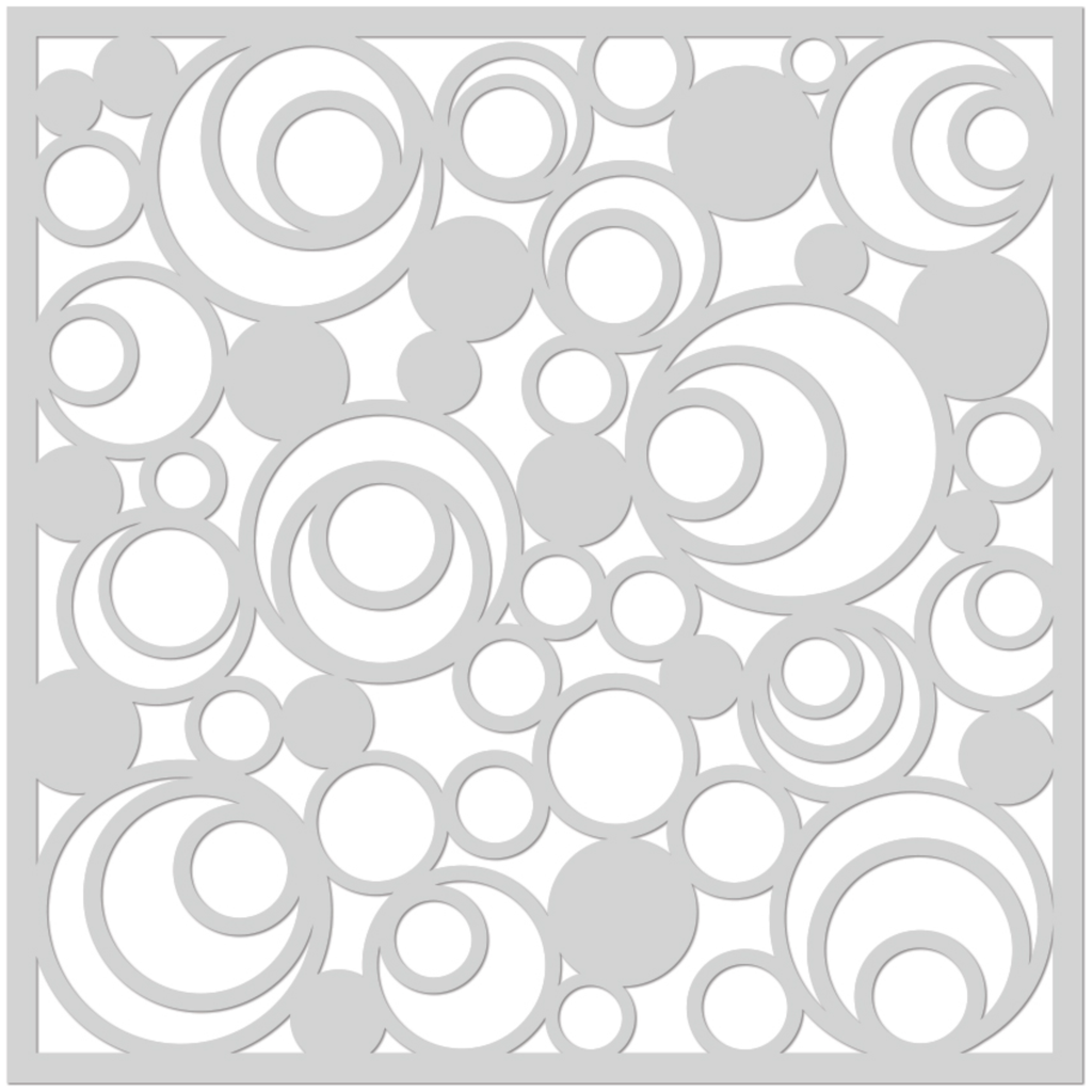 Hero Arts Stacked Circles Stencil SA234