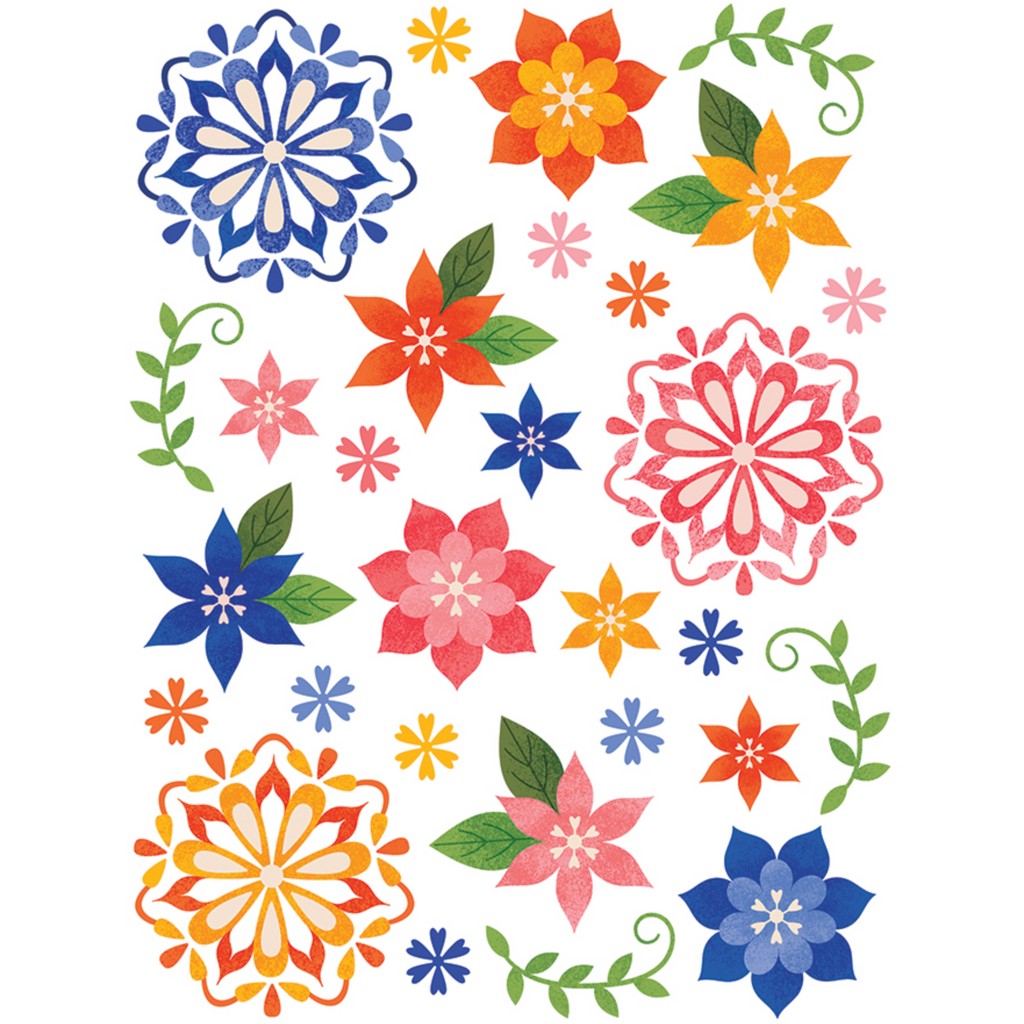 Hero Arts Graphic Florals Hero Transfers RT106