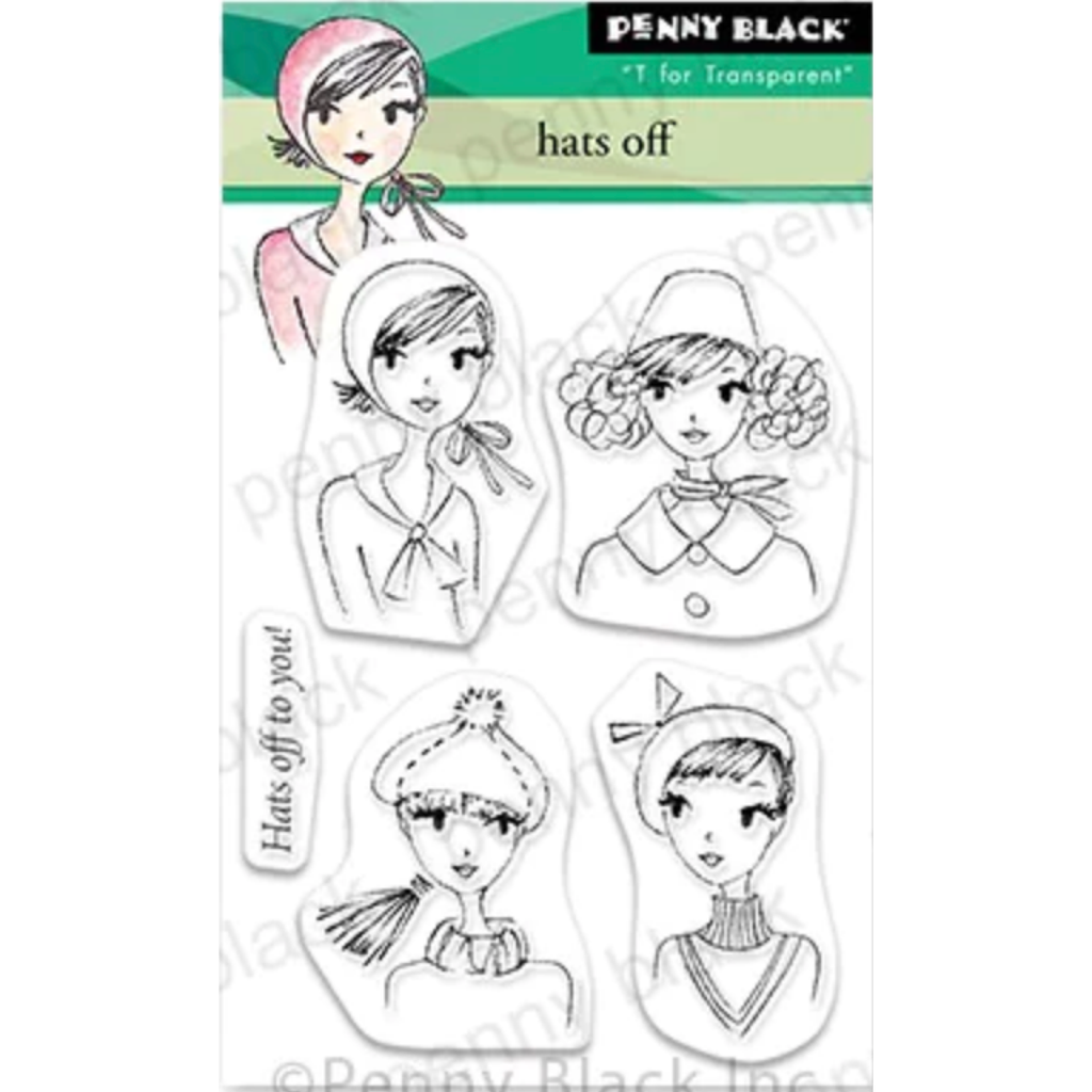 Penny Black Clear Stamps Hats Off 30-967