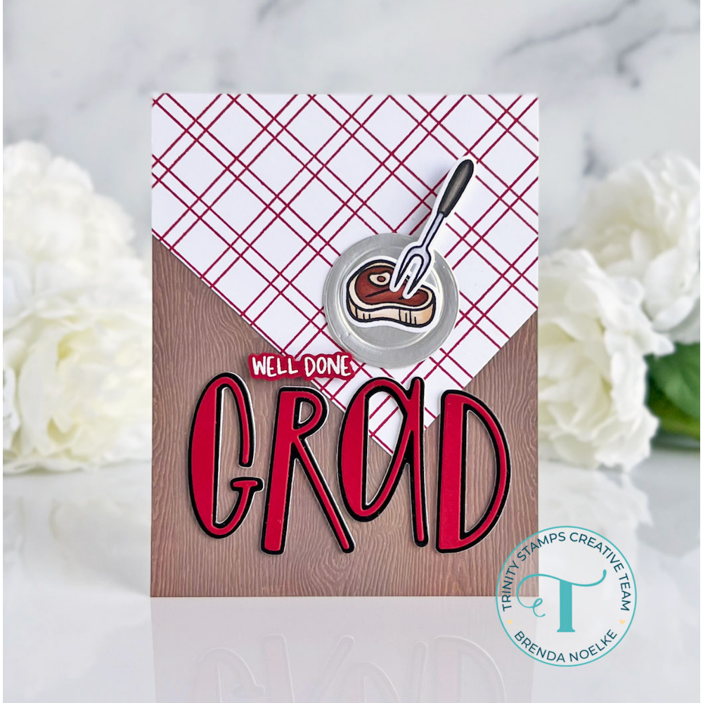 Trinity Stamps Clean Cut Layers Circles Set B Die Set tmd-214 Well Done Graduation Card | color-code:ALT01