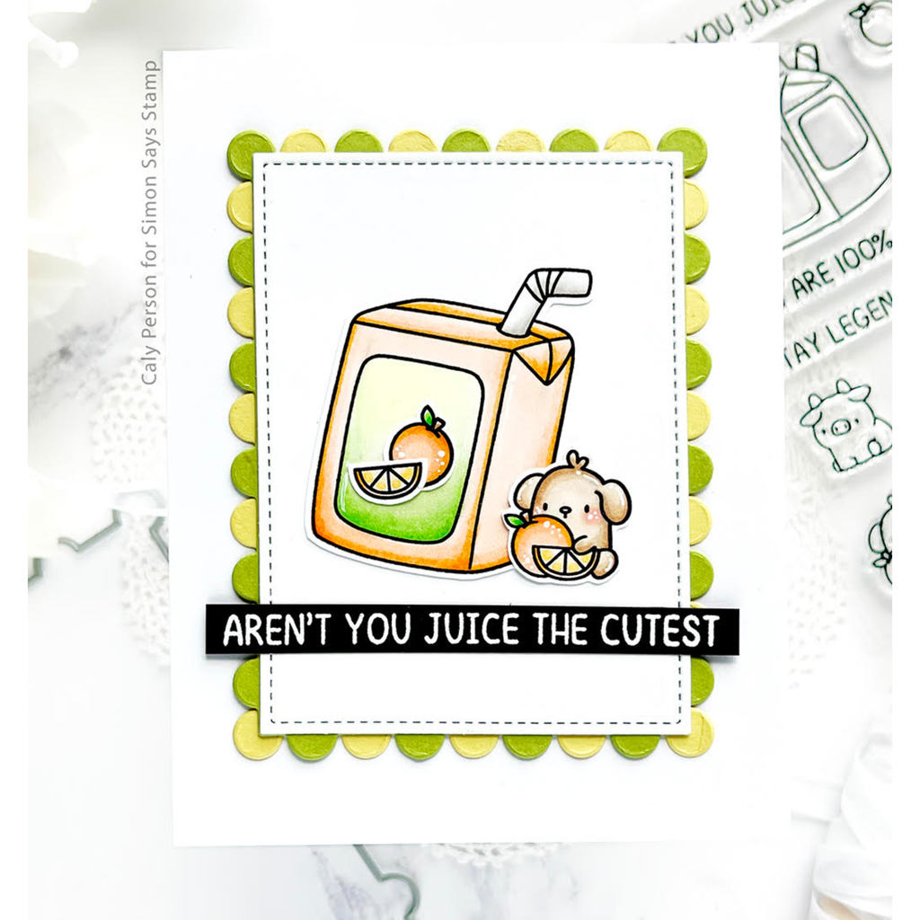 Mama Elephant Clear Stamps Boxed Drinks Oranges | color-code:ALT01