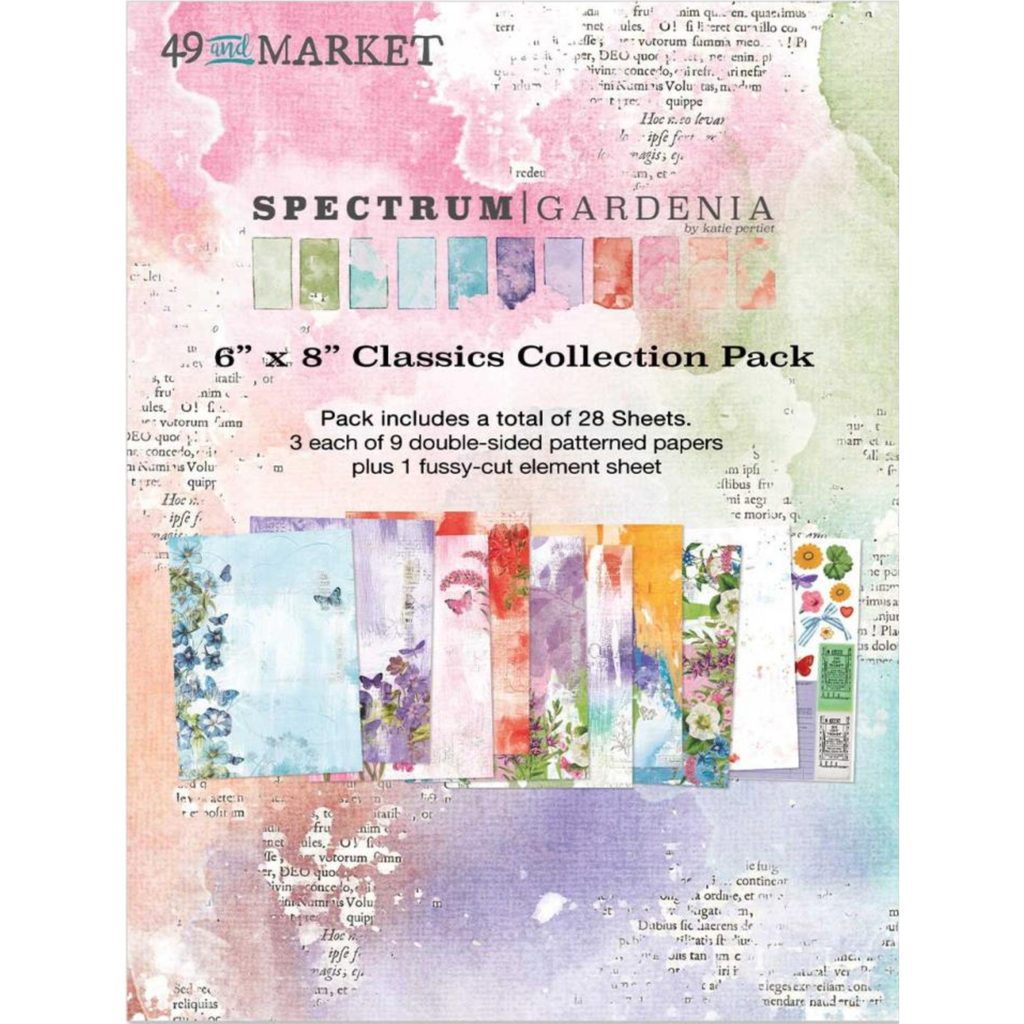 49 and Market Spectrum Gardenia Classics 6 x 8 inch Paper Pack SG-23442