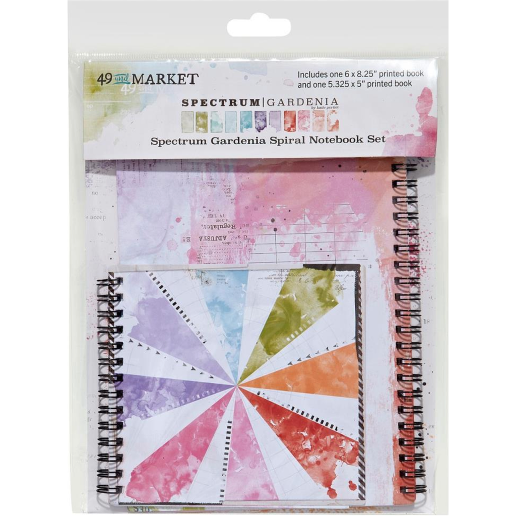 49 and Market Spectrum Gardenia Spiral Notebook Set SG-23800