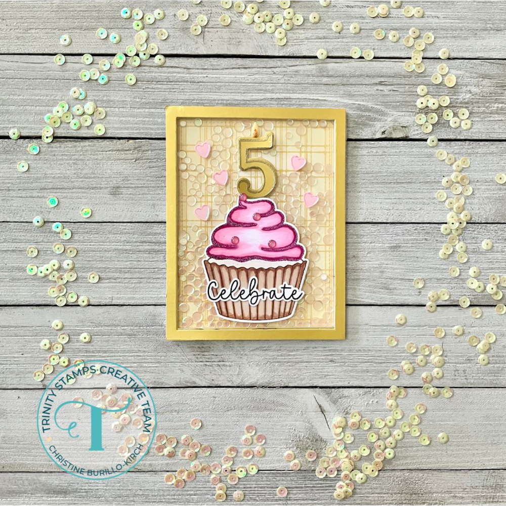 Trinity Stamps Celebration Cupcake Die Set tmd-c200 Birthday Sweets Card | color-code:ALT01