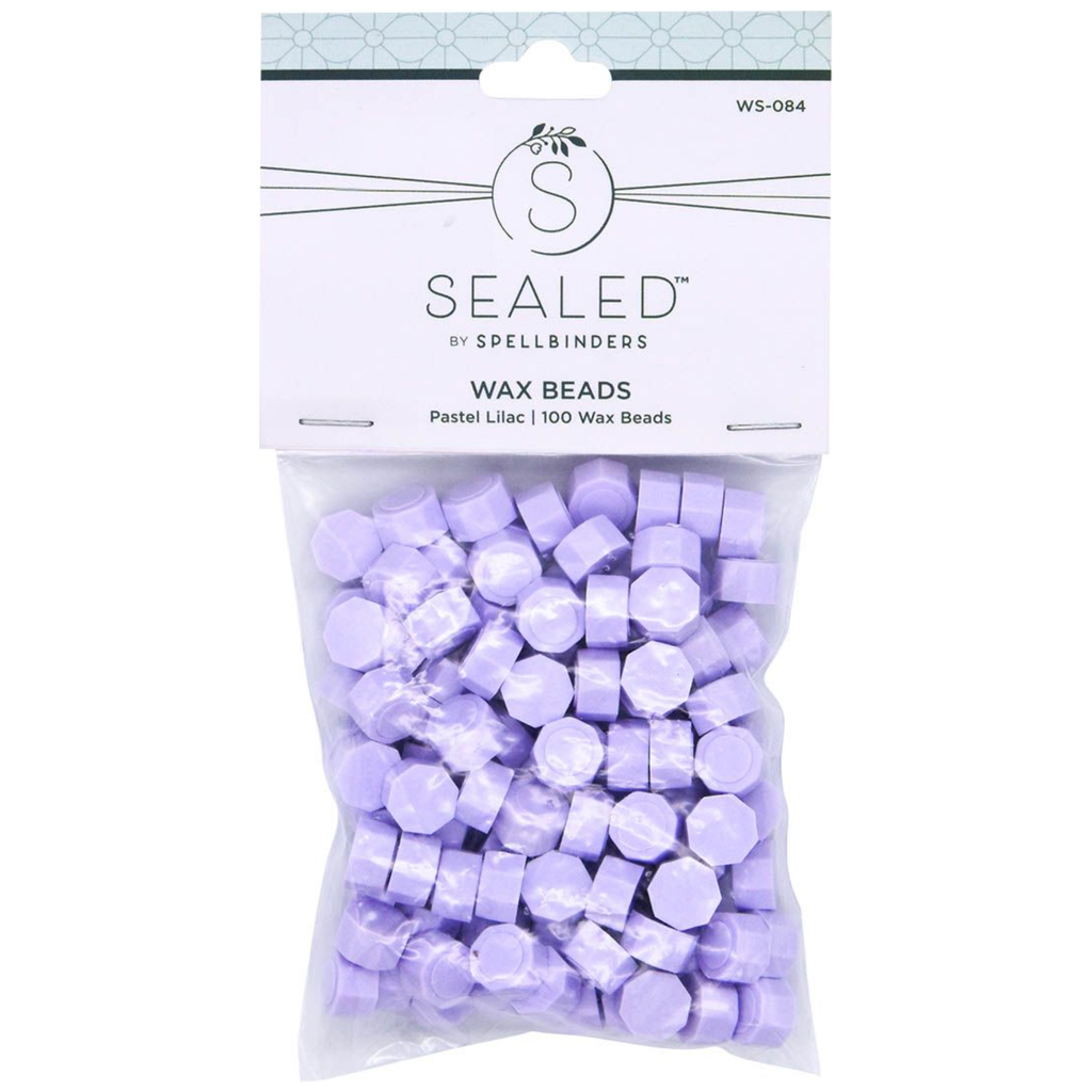 WS-084 Spellbinders Pastel Lilac Wax Beads Purple