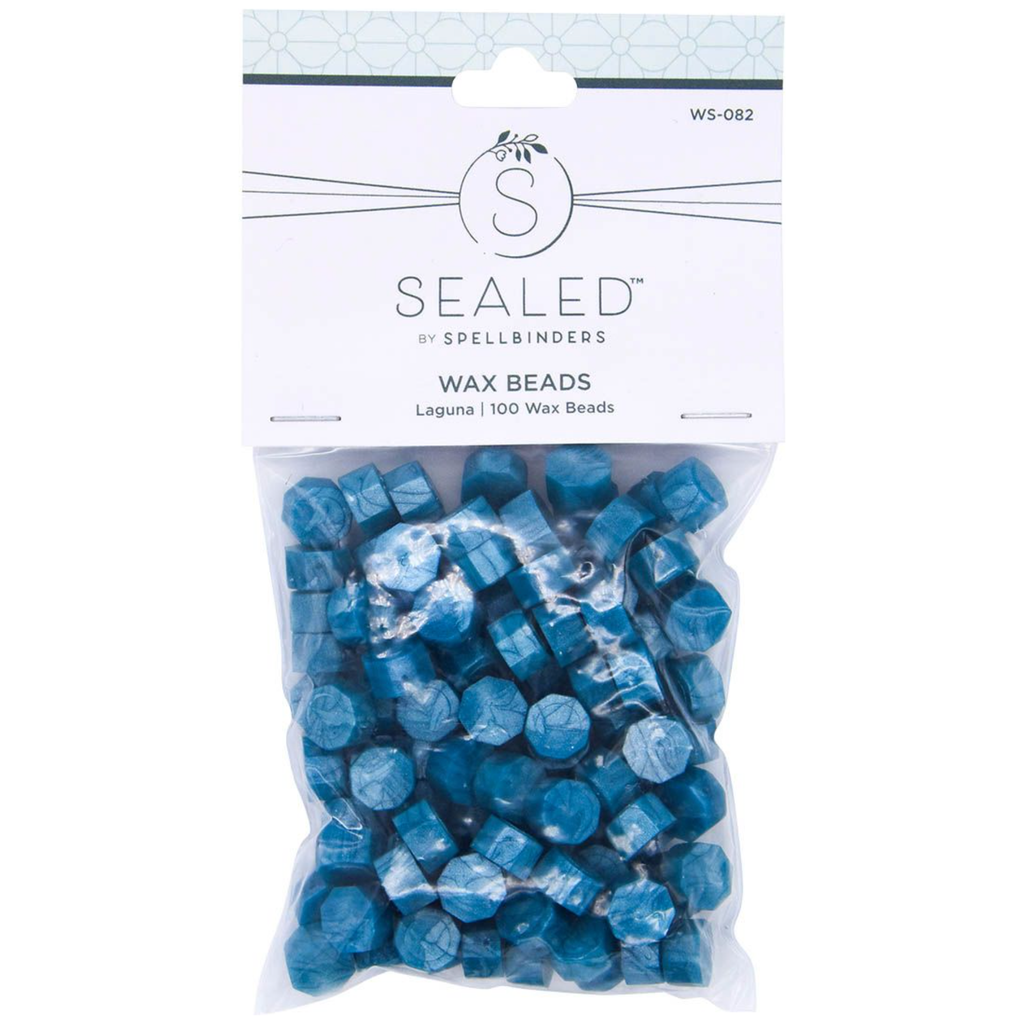 WS-082 Spellbinders Laguna Wax Beads Blue