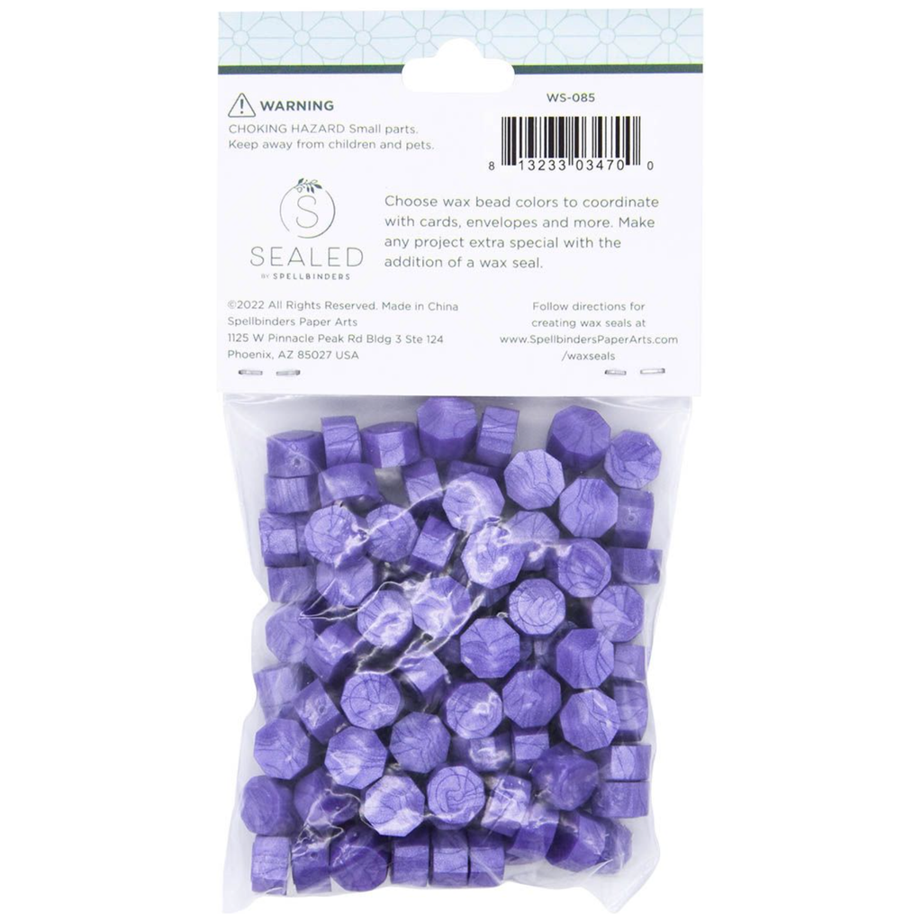 WS-085 Spellbinders Enchanted Wax Beads Purple